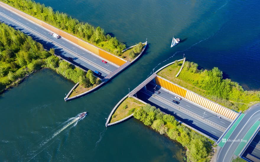 Veluwemeer Aqueduct, Netherlands