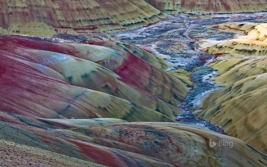 The Painted Hills in Oregon, USA