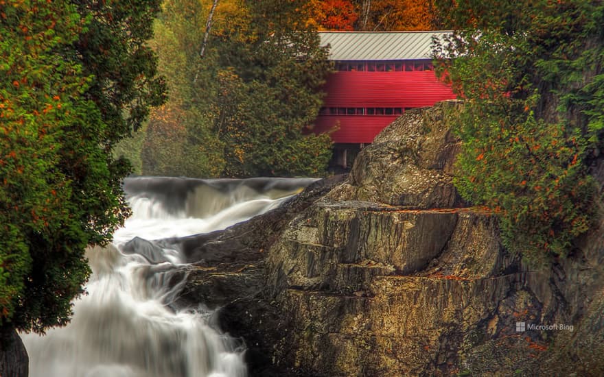 Pont Rouge, Sainte-Agathe-de-Lotbinière, Quebec, Canada