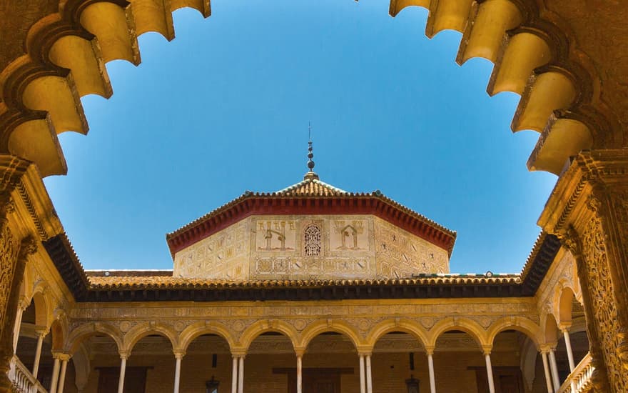 Courtyard of the Maidens, Alcazar of Seville, Spain