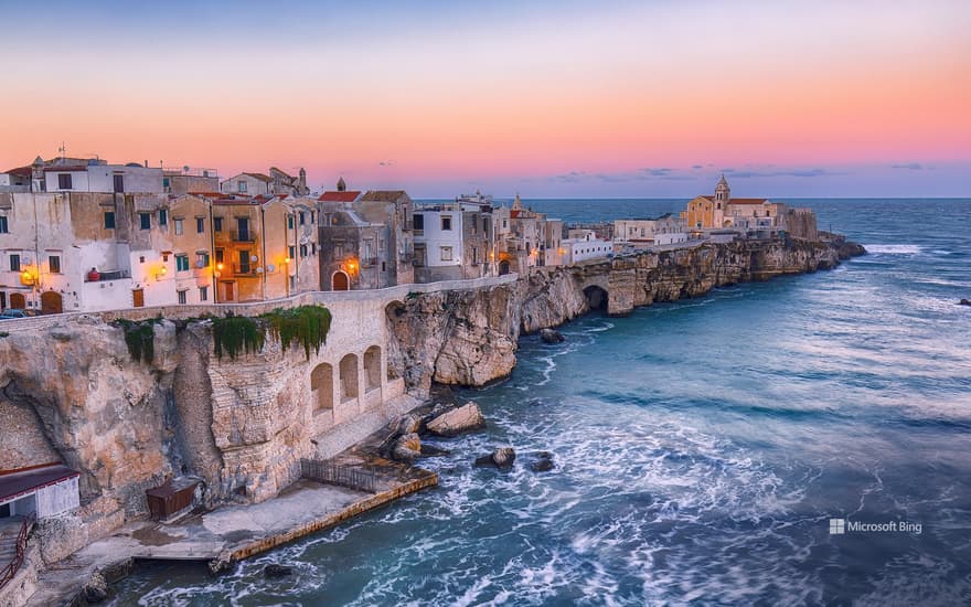 Vieste on the Gargano peninsula, Apulia, Italy